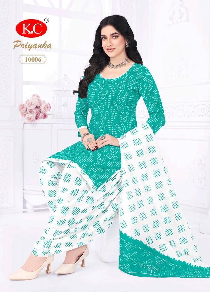 Priyanka Vol 10 By Kc Cotton Printed Readymade Dress Suppliers In India